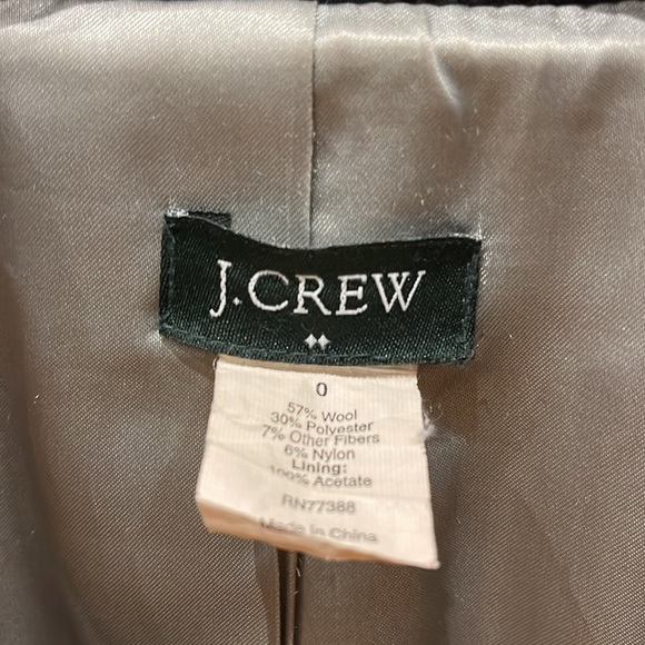 Black J Crew wool jacket - Picture 4 of 4